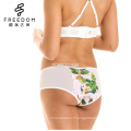 Charmant demi-transparent Royal Floral belle dentelle Halter Racerback soutien-gorge et culotte